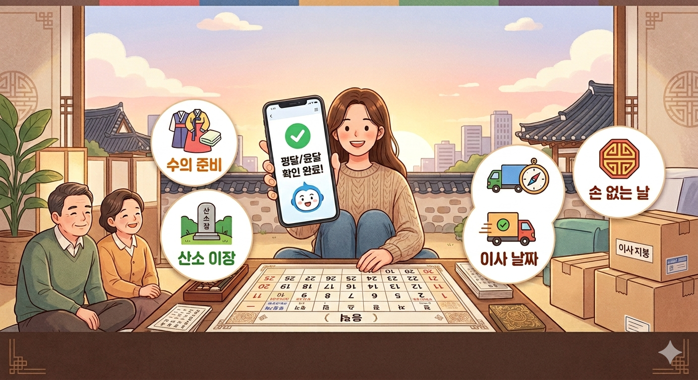 평달·윤달 계산기 활용 안내